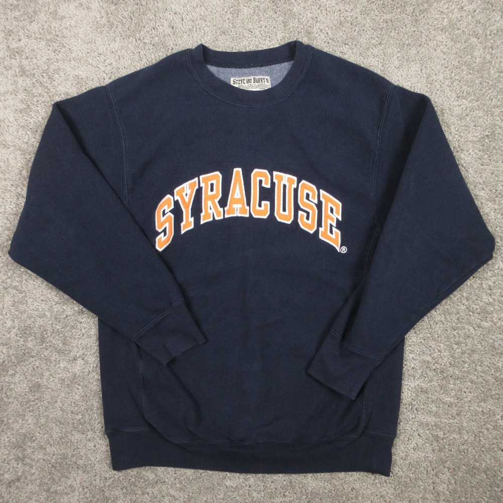 Syracuse Orange Sweater Mens Medium Crewneck Sweatshirt Steve and Barrys College